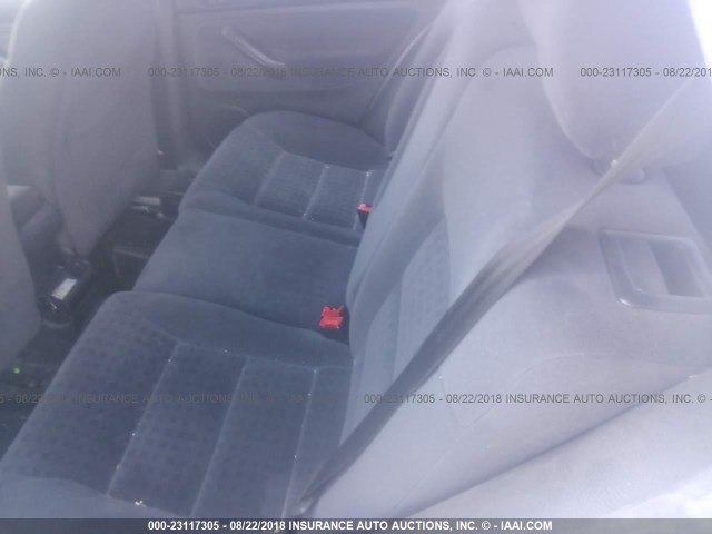 9BWGT61J214077355 - 2001 VOLKSWAGEN GOLF GLS SILVER photo 8