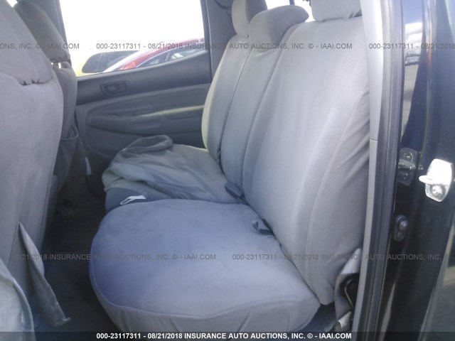 5TFJU4GN9BX006374 - 2011 TOYOTA TACOMA DOUBLE CAB PRERUNNER BLACK photo 8