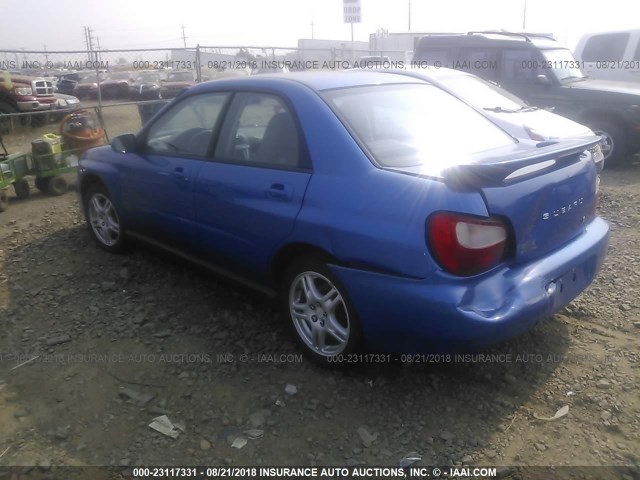 JF1GD29612G524926 - 2002 SUBARU IMPREZA WRX BLUE photo 3