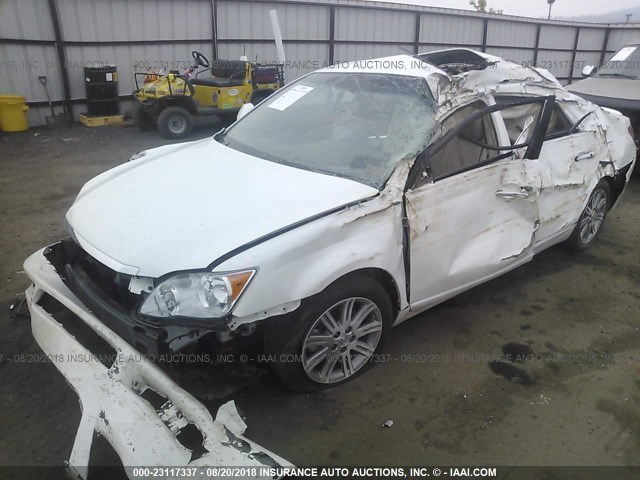 4T1BK36B99U336504 - 2009 TOYOTA AVALON XL/XLS/LIMITED WHITE photo 2