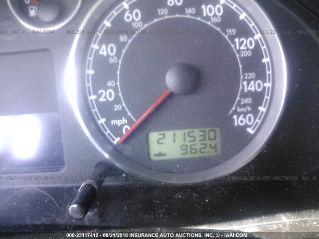 WVWRH63BX3P259462 - 2003 VOLKSWAGEN PASSAT GLX BLACK photo 7