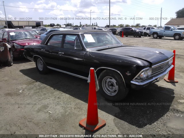 136696A170365 - 1966 CHEVROLET CHEVELLE BLACK photo 1