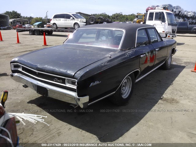 136696A170365 - 1966 CHEVROLET CHEVELLE BLACK photo 4