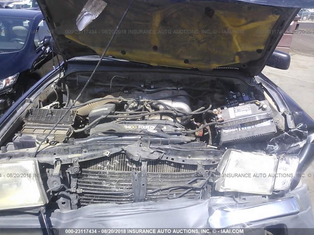 4TASN92N9XZ566862 - 1999 TOYOTA TACOMA XTRACAB PRERUNNER შავი ფოტო 10
