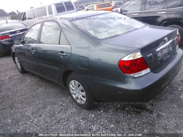 4T1BE32K35U050994 - 2005 TOYOTA CAMRY LE/XLE/SE 绿色 照片 3