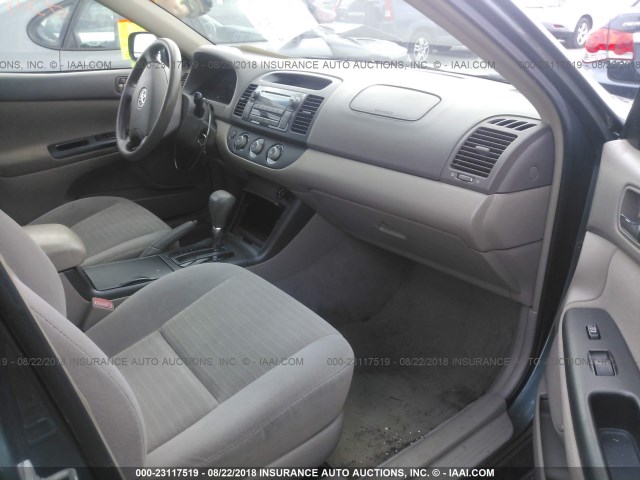 4T1BE32K35U050994 - 2005 TOYOTA CAMRY LE/XLE/SE 绿色 照片 5