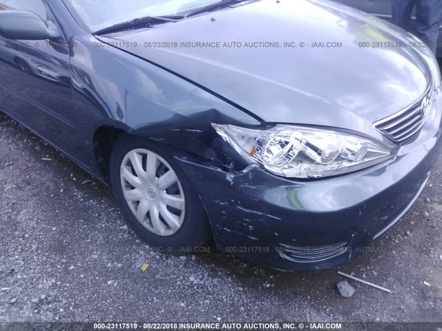 4T1BE32K35U050994 - 2005 TOYOTA CAMRY LE/XLE/SE 绿色 照片 6