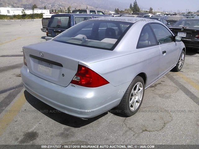 1HGEM21242L068794 - 2002 HONDA CIVIC DX SILVER photo 4