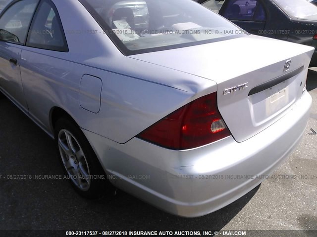 1HGEM21242L068794 - 2002 HONDA CIVIC DX SILVER photo 6