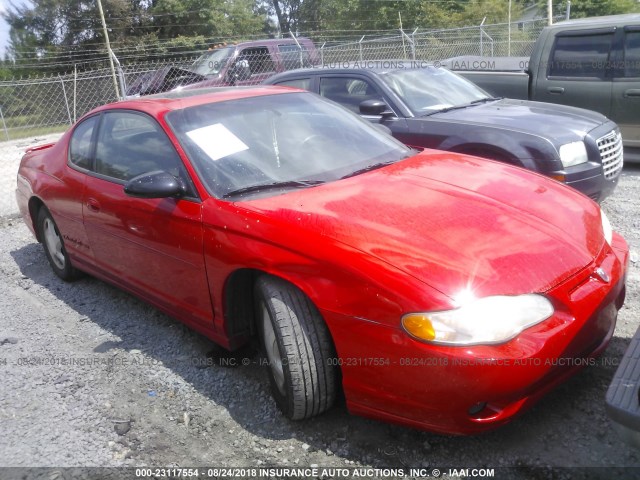 2G1WX15K119339632 - 2001 CHEVROLET MONTE CARLO SS წითელი ფოტო 5