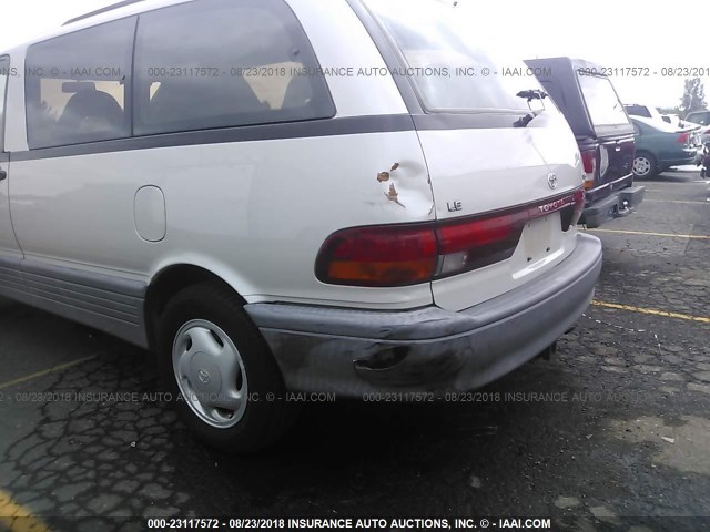 JT3AC22S6N1012259 - 1992 TOYOTA PREVIA LE WHITE photo 6