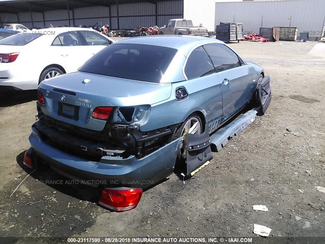 WBAWL73517PX47137 - 2007 BMW 335 I BLUE photo 4