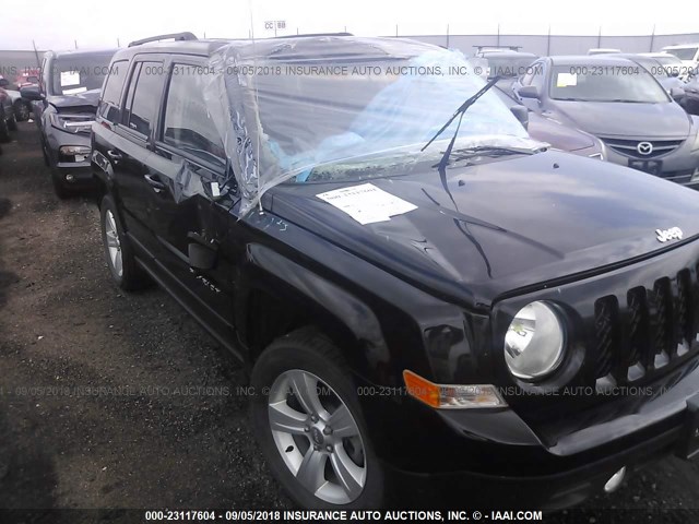 1C4NJRFB3FD376466 - 2015 JEEP PATRIOT LATITUDE BLACK photo 6