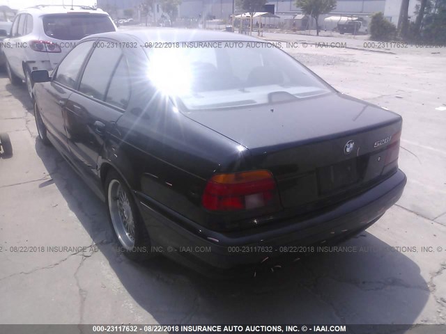 WBADM6344YGU29701 - 2000 BMW 528 I AUTOMATIC BLACK photo 3