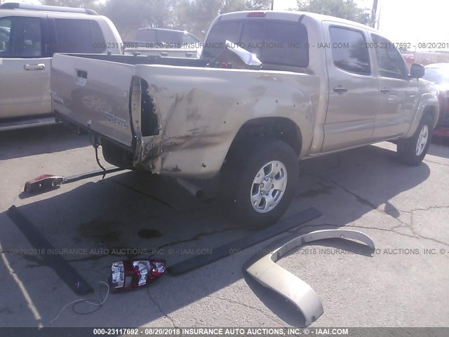5TEJU62N66Z200863 - 2006 TOYOTA TACOMA DOUBLE CAB PRERUNNER GOLD photo 6
