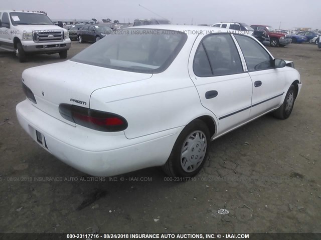 1Y1SK5262TZ013295 - 1996 GEO PRIZM LSI WHITE photo 4