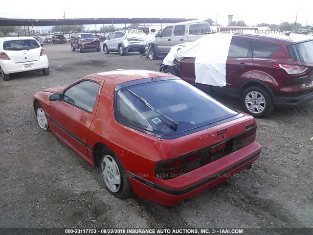 JM1FC3318G0139049 - 1986 MAZDA RX7 RED photo 3