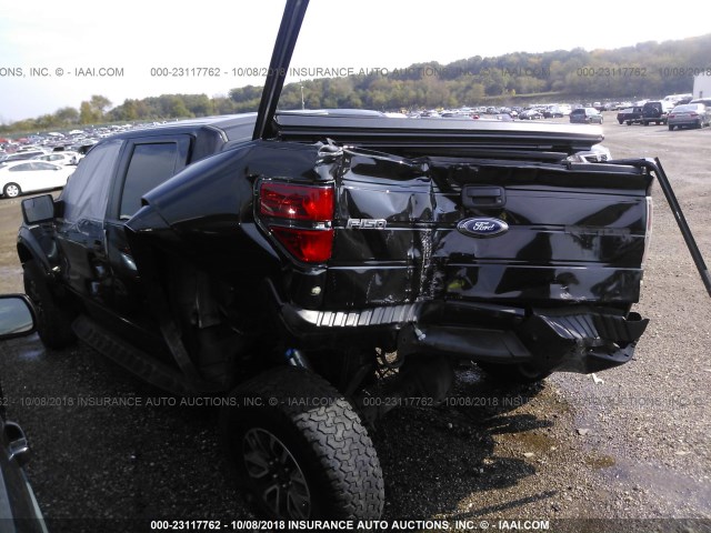 1FTFW1R62EFB04760 - 2014 FORD F150 SVT RAPTOR BLACK photo 3