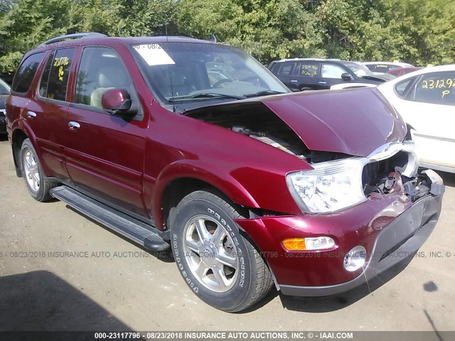 5GAET13M662136553 - 2006 BUICK RAINIER CXL RED photo 1