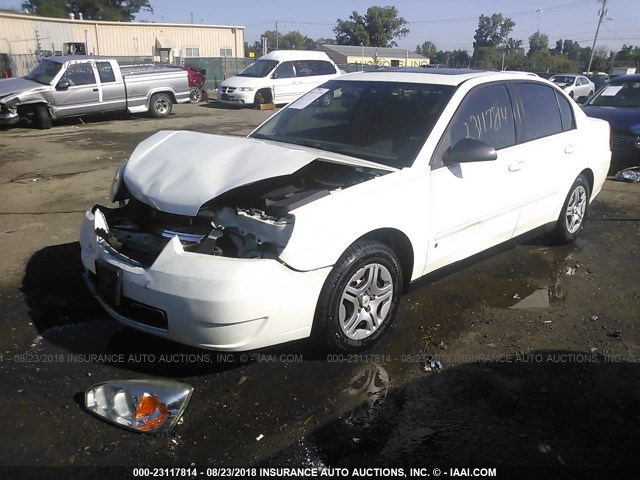 1G1ZS57F17F125999 - 2007 CHEVROLET MALIBU LS 白色 照片 2