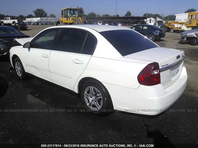 1G1ZS57F17F125999 - 2007 CHEVROLET MALIBU LS 白色 照片 3