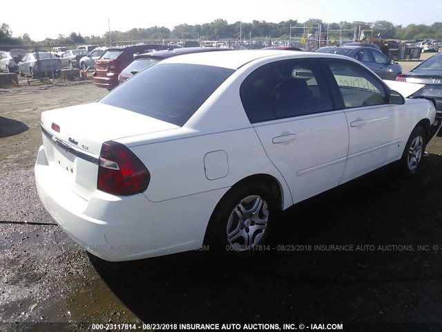 1G1ZS57F17F125999 - 2007 CHEVROLET MALIBU LS 白色 照片 4