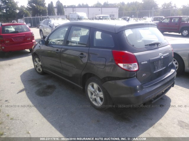 2T1KR32E64C301182 - 2004 TOYOTA COROLLA MATRIX XR GRAY photo 3
