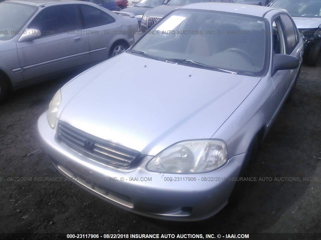 2HGEJ6613YH501446 - 2000 HONDA CIVIC SE SILVER photo 6