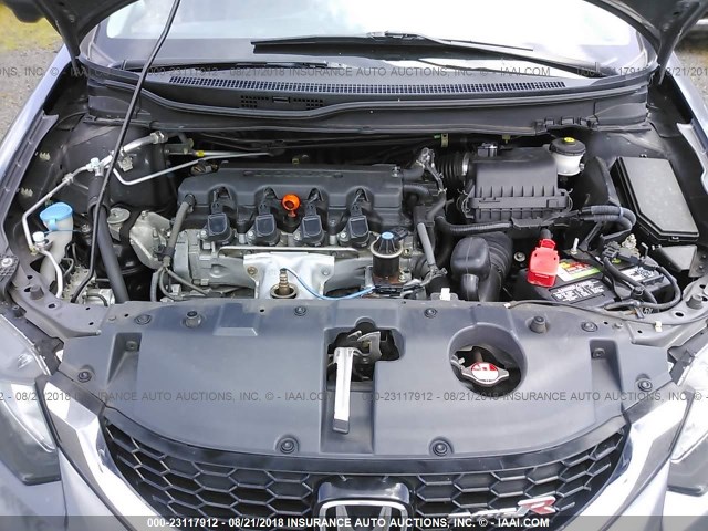 2HGFB2F93EH524009 - 2014 HONDA CIVIC EXL 灰色 照片 10