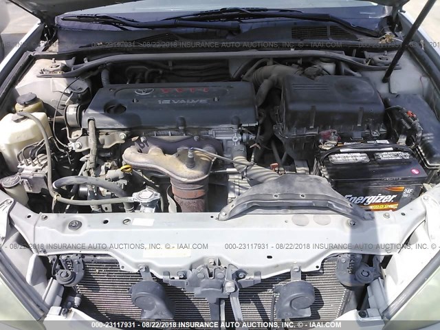 4T1BE32K15U968677 - 2005 TOYOTA CAMRY LE/XLE/SE 银色 照片 10