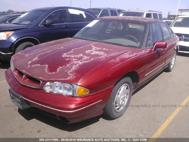 1G2HX52K7W4229856 - 1998 PONTIAC BONNEVILLE SE MAROON photo 2