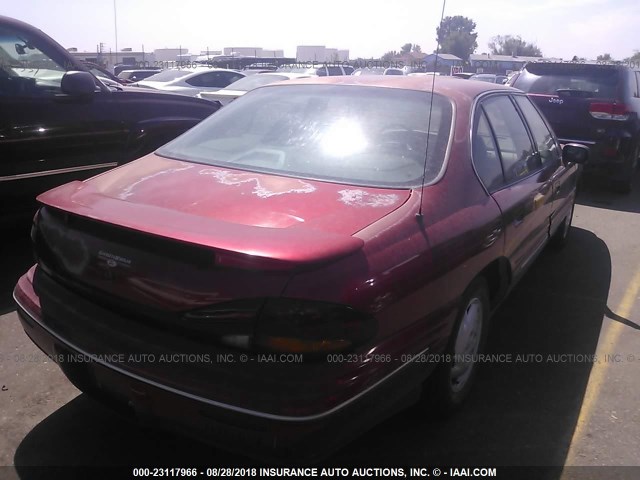 1G2HX52K7W4229856 - 1998 PONTIAC BONNEVILLE SE MAROON photo 4