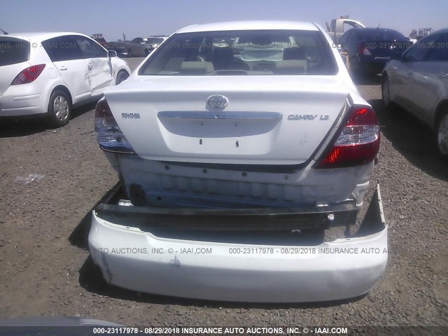 JTDBE32K020107529 - 2002 TOYOTA CAMRY LE/XLE/SE Ağ foto 6