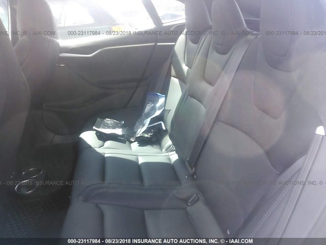 5YJSA1E11HF232777 - 2017 TESLA MODEL S GRAY photo 8