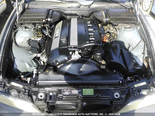 WBADT43433G034487 - 2003 BMW 525 I AUTOMATIC GRAY photo 10