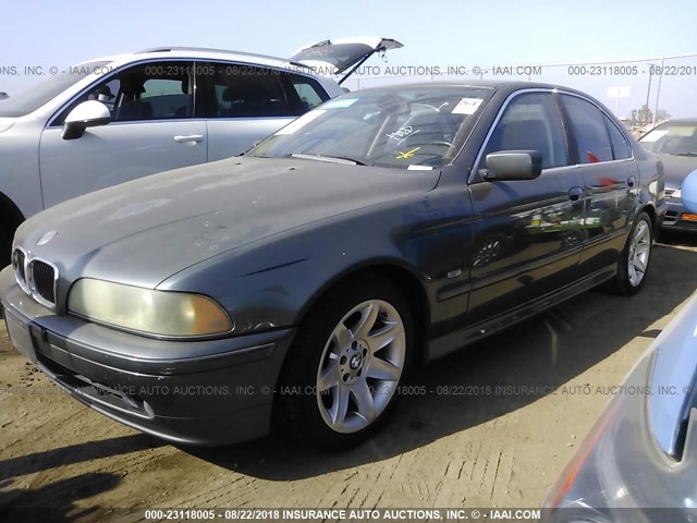 WBADT43433G034487 - 2003 BMW 525 I AUTOMATIC GRAY photo 2