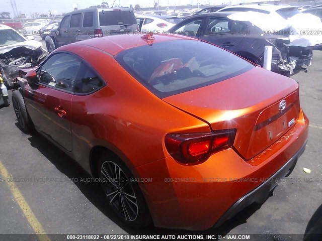 JF1ZNAA18D1733263 - 2013 TOYOTA SCION FR-S ORANGE photo 3