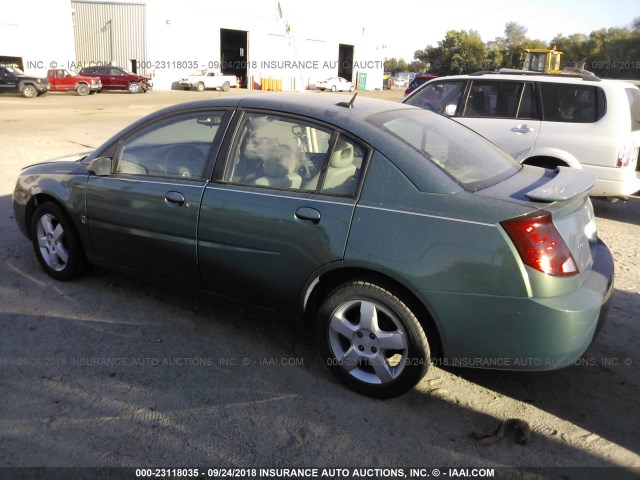 1G8AZ55F16Z185596 - 2006 SATURN ION LEVEL 2 GREEN photo 3