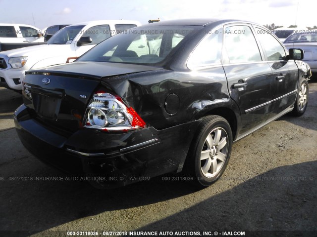 1FAFP24115G201494 - 2005 FORD FIVE HUNDRED SEL BLACK photo 8