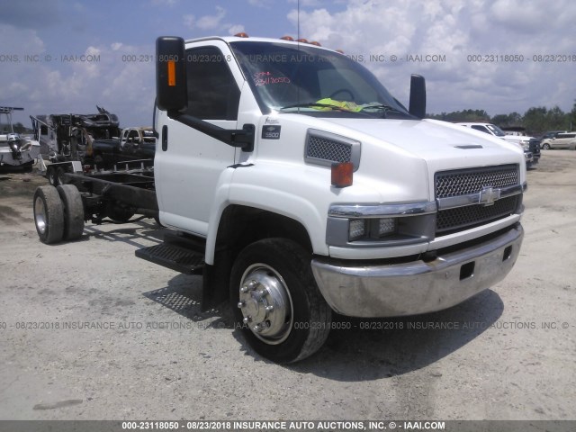 1GBE5E1E83F509709 - 2003 CHEVROLET C5500 C5C042 WHITE photo 1