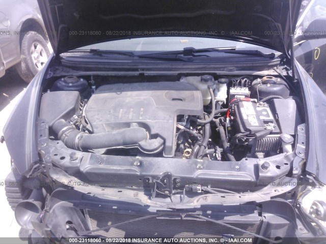 1G1ZC5E1XBF320142 - 2011 CHEVROLET MALIBU 1LT BLACK photo 10