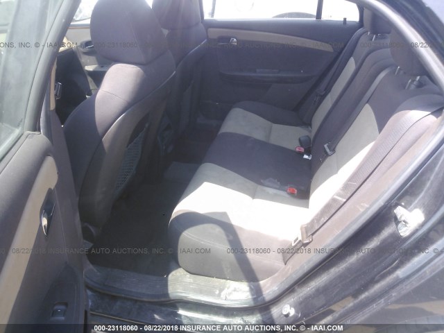 1G1ZC5E1XBF320142 - 2011 CHEVROLET MALIBU 1LT BLACK photo 8