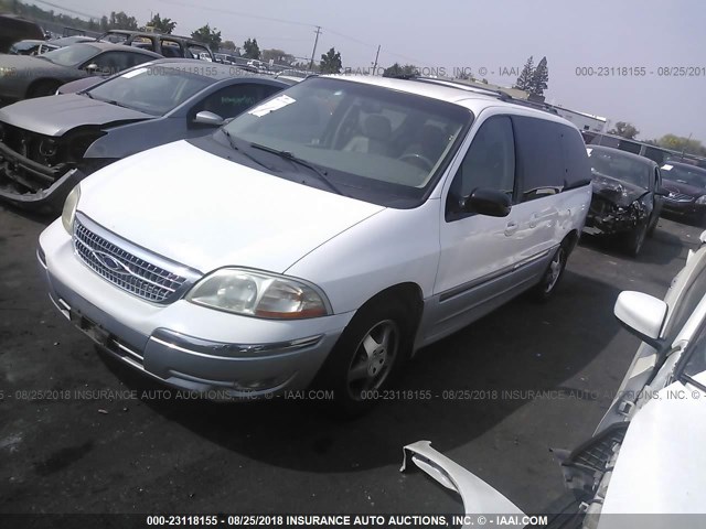 2FMZA5346YBC74616 - 2000 FORD WINDSTAR SEL WHITE photo 2