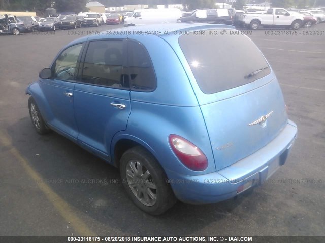 3A8FY58B18T155105 - 2008 CHRYSLER PT CRUISER TOURING BLUE photo 3