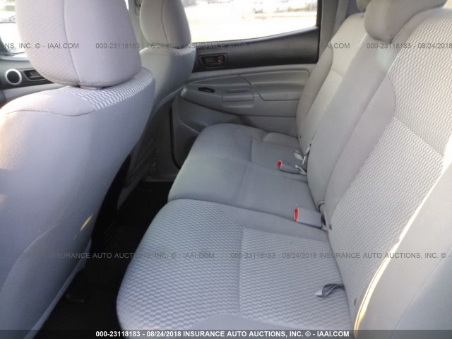 5TFJU4GN8FX075515 - 2015 TOYOTA TACOMA DOUBLE CAB PRERUNNER WHITE photo 8