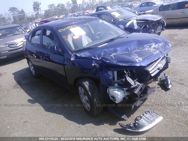 KMHDU46D79U639291 - 2009 HYUNDAI ELANTRA GLS/SE BLUE photo 1