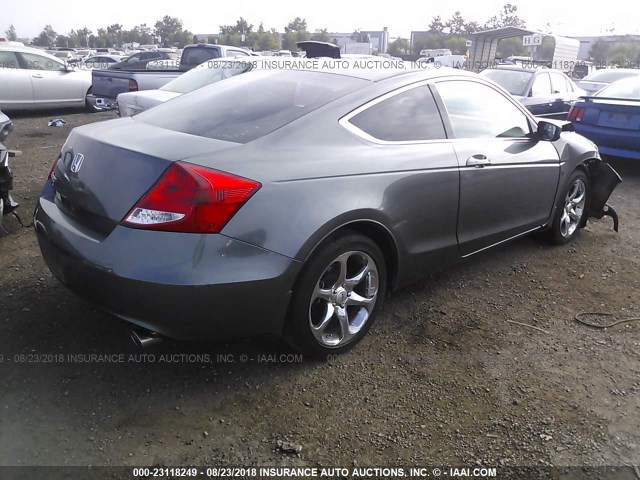 1HGCS1B31BA001158 - 2011 HONDA Accord LX-S GRAY photo 4