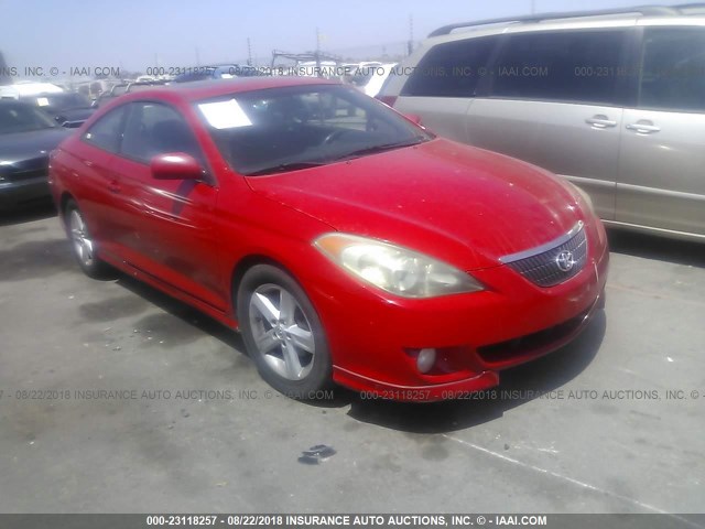 4T1CE38P74U800015 - 2004 TOYOTA CAMRY SOLARA SE/SLE წითელი ფოტო 1