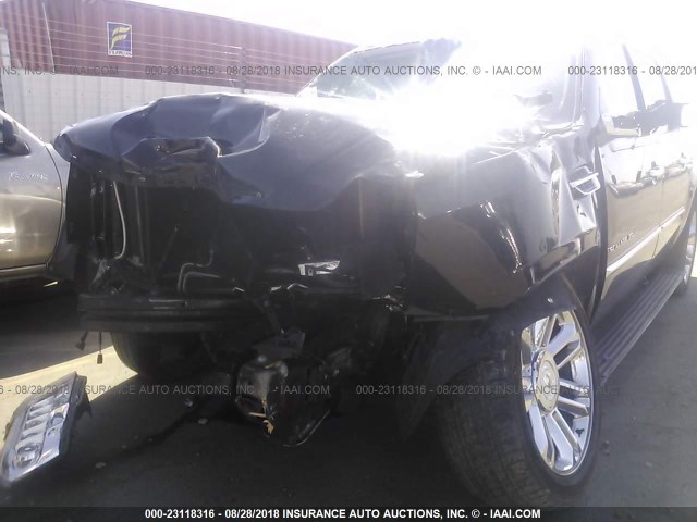 1GYS4KEF3BR165278 - 2011 CADILLAC ESCALADE ESV PLATINUM შავი ფოტო 6