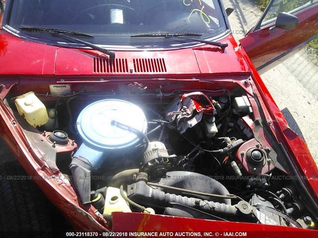 SA22C537480 - 1979 MAZDA RX7 RED photo 10